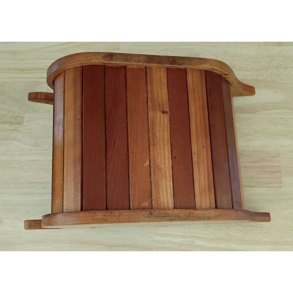Vintage Wooden Duck Napkin Holder Versatile Farmhouse Country Decor